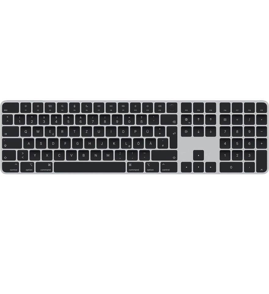 Apple Magic Tastatur Keyboard Touch ID und Ziffernblock Schwarz in Berlin