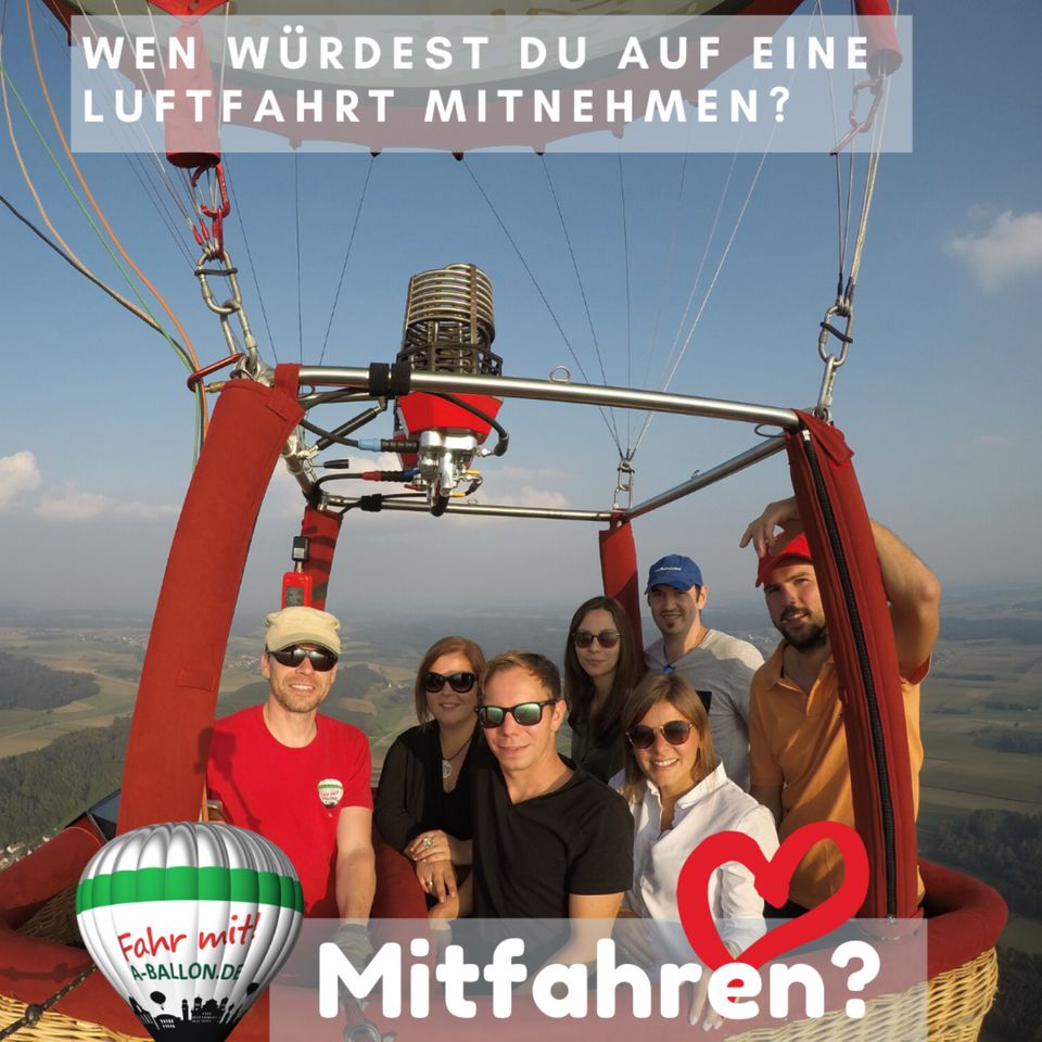 Geschenk ♥️ Ballonfahrt Gutschein über Augsburg & Gersthofen in Augsburg