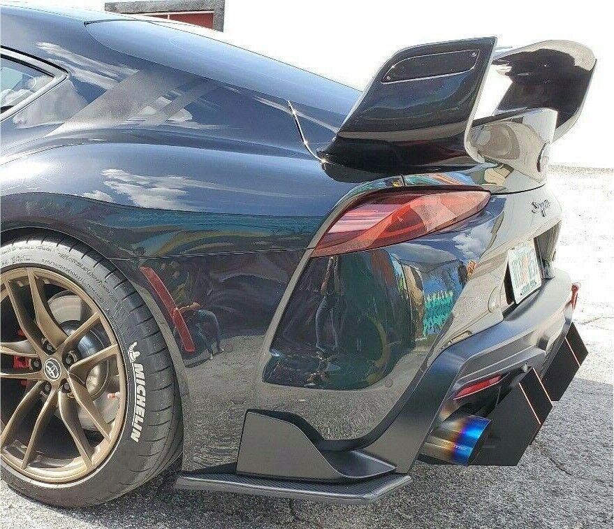 CW Carbon Flaps Splitter Ansätze passend für Toyota Supra MK5 A90 in Kamen