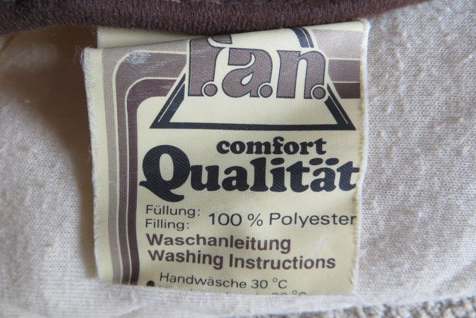 Schlafsack retro vintage 80er Jahre Camping f.a.n. Frankenstolz in Linden