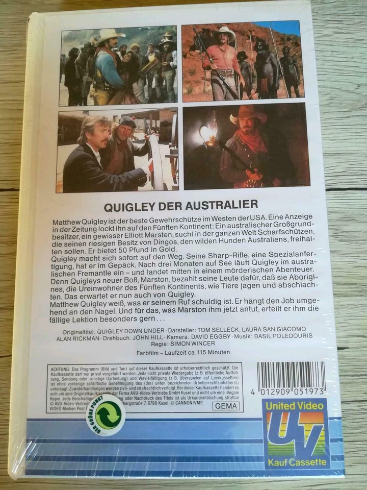 VHS Pal Quigley der Australier OVP Eingeschweißt United Video Top in Hasloch