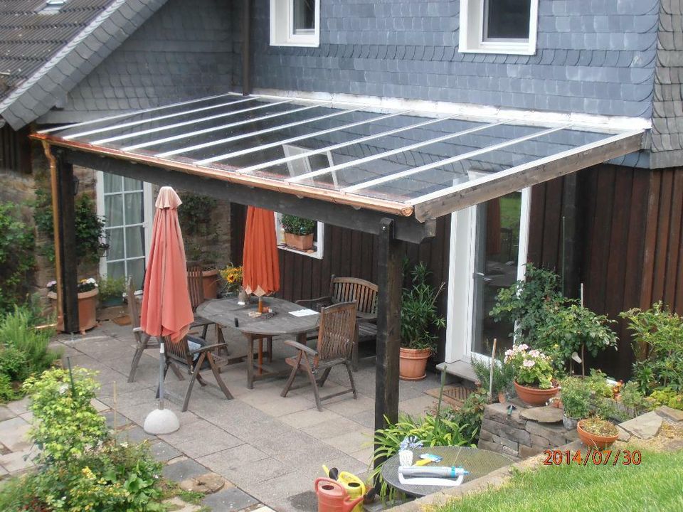 Terrassendach oder Carport 6x3 m Leim holz mit Montage in Bergisch Gladbach