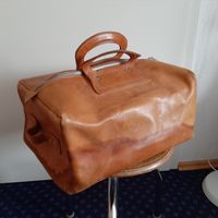 Vintage echt Leder Reisetasche Naturleder Baden-Württemberg - Ulm Vorschau