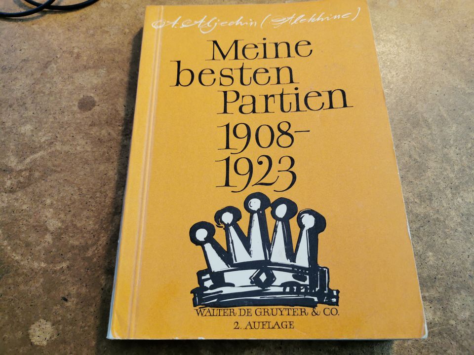 Schachbuch - A. Aljechin - Meine besten Partien 1908-1923 in Bremen