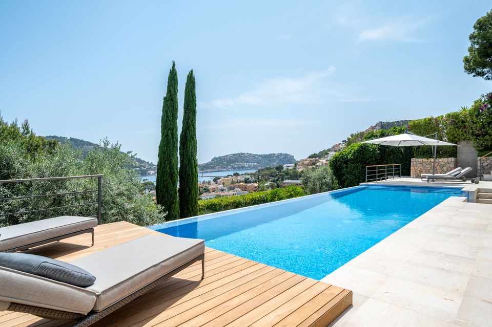 453 m2 Meerblick-Villa in Puerto Andratx, Mallorca mit Spa & Pool in München