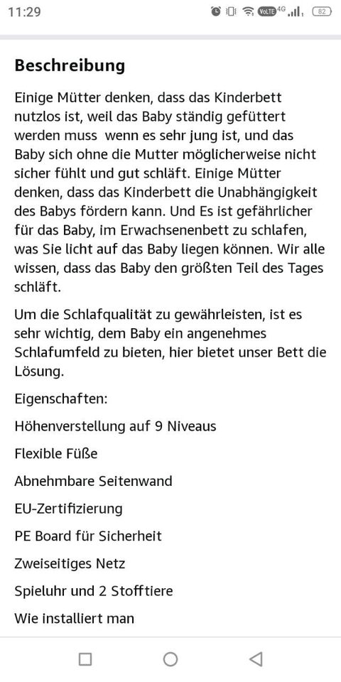 Baby Bett, Beistellbett & freistehendes in Frankfurt am Main