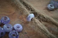 Amethyst Heilstein Perle | Dreadlocks | Dreads | Schmuck Schleswig-Holstein - Damendorf Vorschau