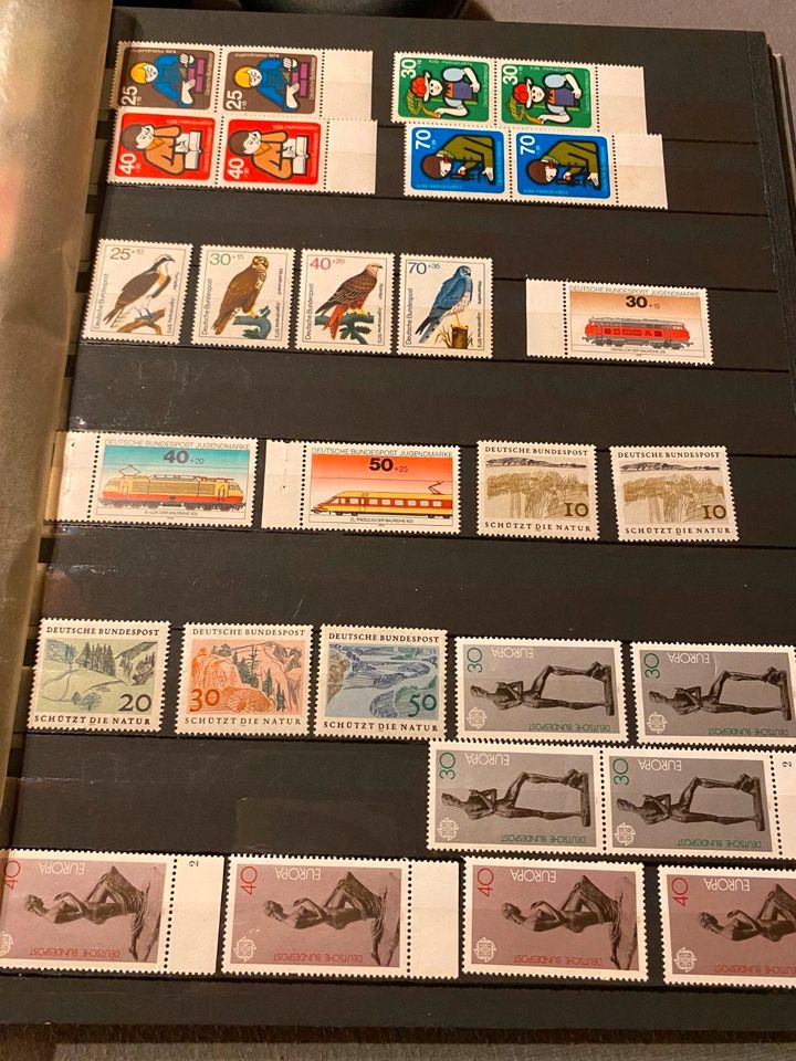 Seltene Briefmarkensammlung (Bundespost, BRD, ganze Sätze) in Oberthal