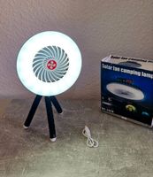 Solar LED Beleuchtung + Ventilator Camping USB wieder aufladbar Dresden - Blasewitz Vorschau