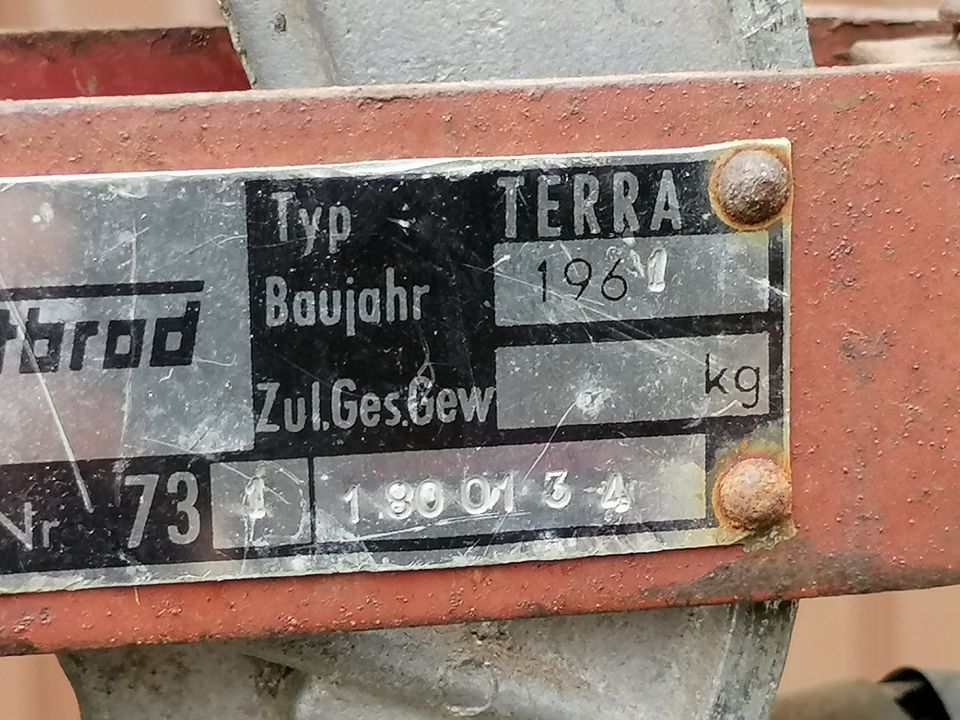 Einachser Motorhacke Gutbrod Terra 105 73 Typ 80 T 45 in St. Wendel