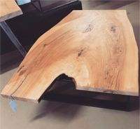 Tischplatte Holz massiv echter Baumstamm Ess-Tisch Tafel WOODZS Essen - Stoppenberg Vorschau