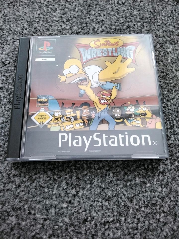 Simpsons Wrestling, PS1, Playstation, PSX in Berlin