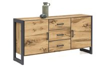 Sideboard Janne Alteiche furniert Met. graphitgrau EF2276 Nordrhein-Westfalen - Kirchlengern Vorschau