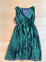 Dunkelgrünes Seidenkleid von Zara Gr. L München - Berg-am-Laim Vorschau