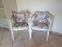 Stühle massiv vintage weiß Blumen Sessel Stuhl Hessen - Linsengericht Vorschau