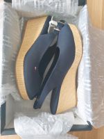 Tommy Hilfiger Wedge Sandalem Gr. 39 NEU Dunkelblau Baden-Württemberg - Weinstadt Vorschau