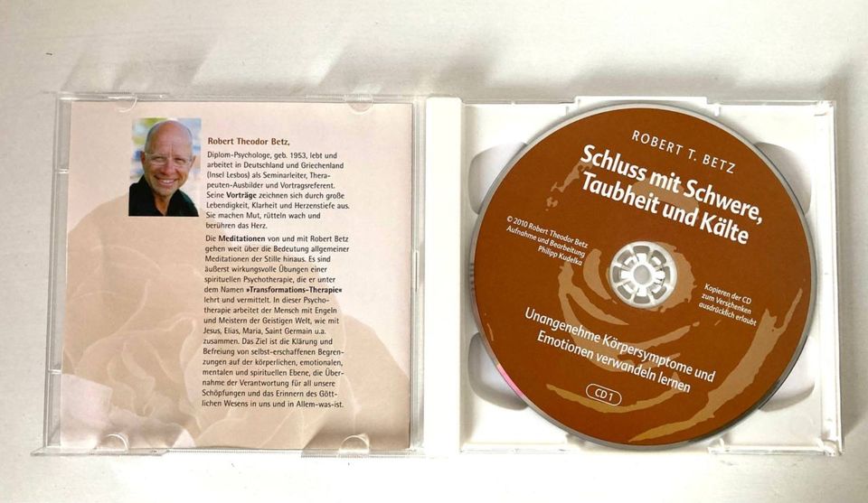 Meditiation 2 CD Robert Betz Schluss mit Schwere Taubheit Kälte in Berlin