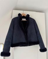 Original Ba&sh Lammfell Jacke 2025 Gr. 1 dunkelblau Neu NP 1000€ Essen - Essen-Werden Vorschau