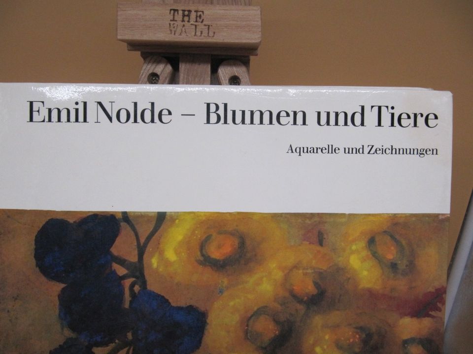 alter sig. Emil Nolde Druck Weiße Blüten ger. Franz Hanfstaengel in Hoya