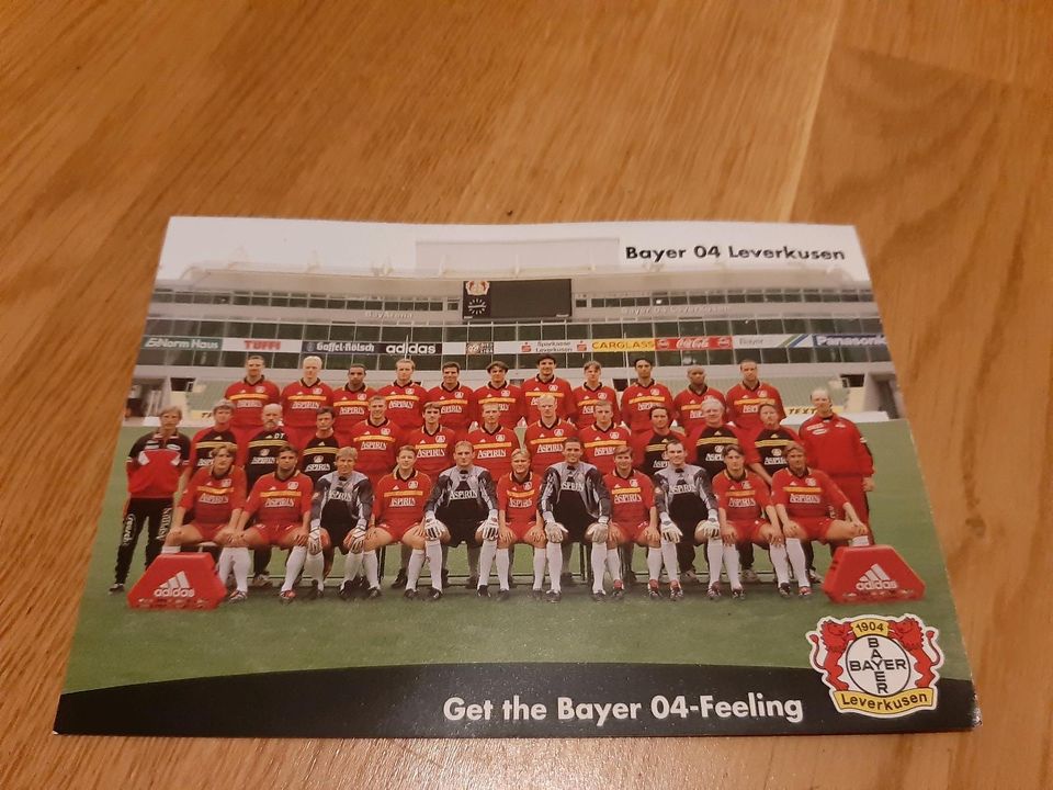 autogrammkarten bayer leverkusen saison 1998/99 in Leipzig