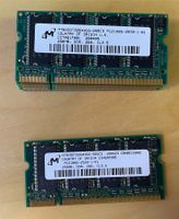 256 MB DDR Speicher SO-Dimm Notebook PC-2100S Micron Niedersachsen - Staufenberg Vorschau