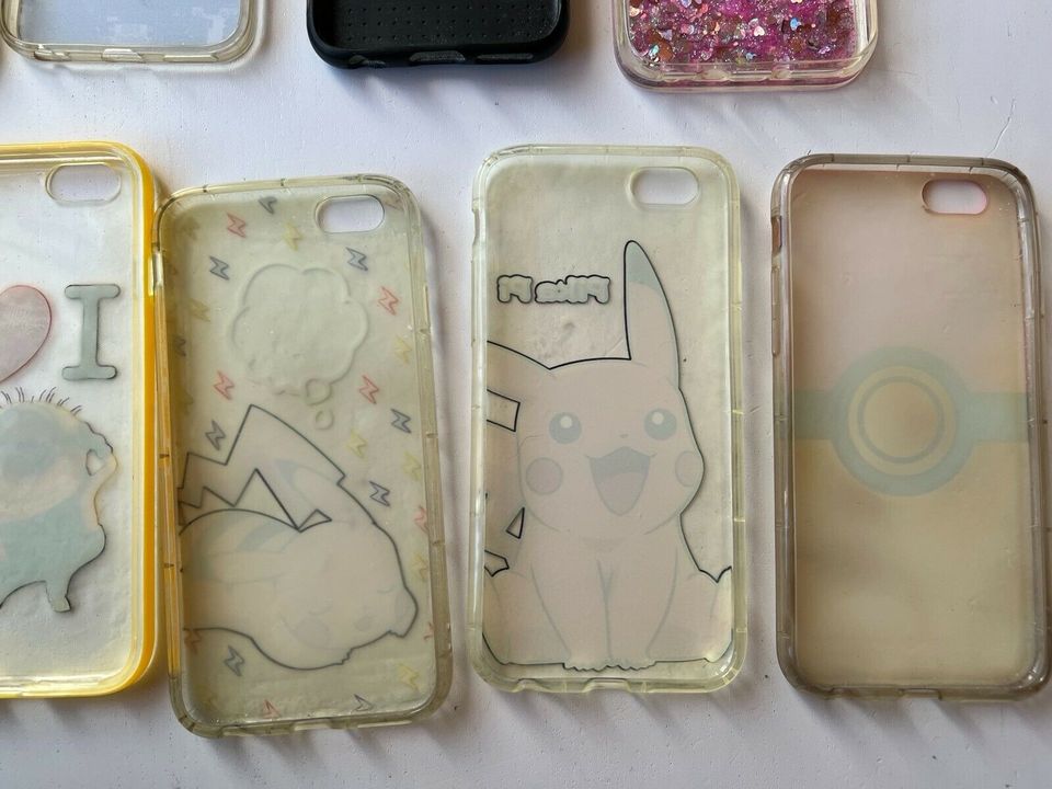 Handyhülle iPhone 6 Batman Holz Glitzer minion Pokémon Anker akku in Oberkochen