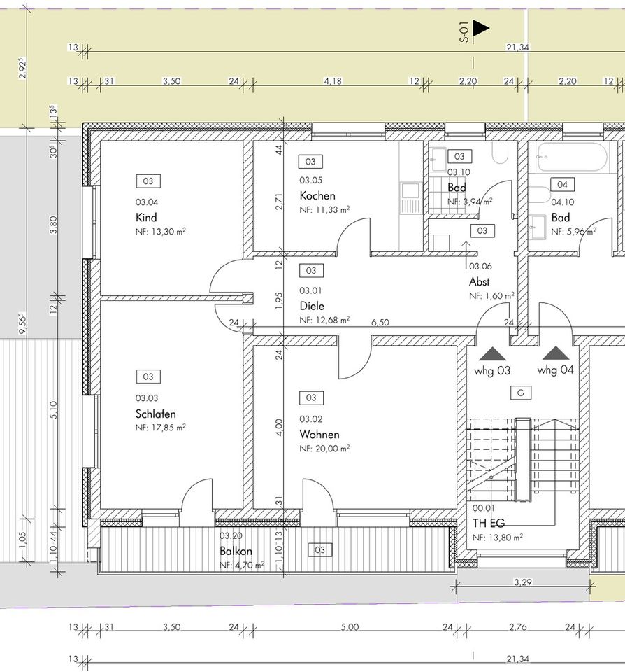 +++ Moderne 3-Zimmer Wohnung in Effizienzhaus 70 EE mit hochwertiger Sanierung +++ in Wiesloch