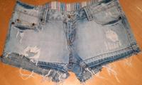 MANGO SHORTS HOT PENTS kurze Hose Jeans hellblau used look Bayern - Vaterstetten Vorschau