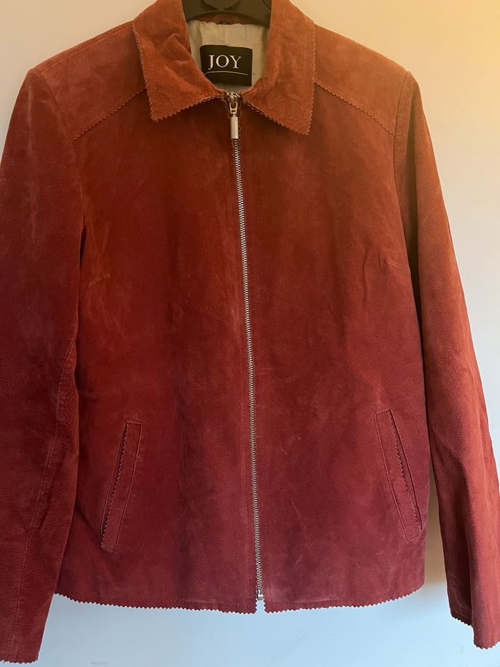 JOY Leder Jacke Damen Gr 36 S Rot in Bispingen