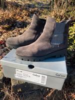 Gabor Comfort Stiefelette, grau, Velours Leder, 41, 7,5H Nordrhein-Westfalen - Wiehl Vorschau