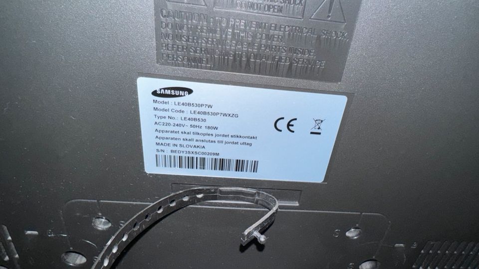 Samsung LE40B530P7W in Großhansdorf