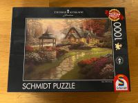 Schmidt Puzzle 1000 Teile Thomas Kinkade Make a wish cottage Nordrhein-Westfalen - Hückelhoven Vorschau