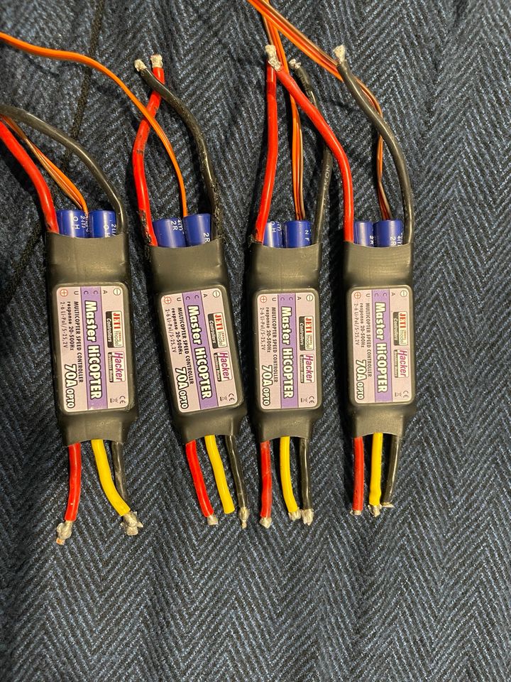 4  x Hacker Jeti ESC 70A opto in Freiburg im Breisgau