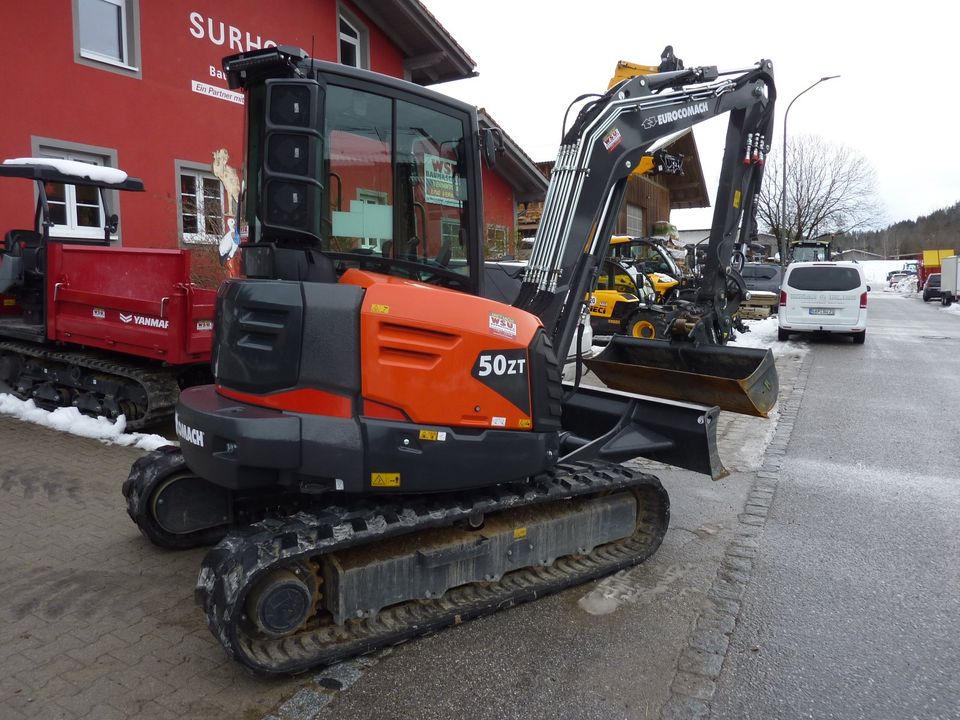 Minibagger - Bagger Eurocomach 50ZT Klima kaufen o. mieten in Großweil