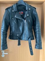 Motorradjacke Schwarz Leder Bayern - Altdorf bei Nürnberg Vorschau