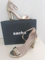 Sacha Festliche Sandalen Sandaletten in Gold  Hochzeit Kommunion Niedersachsen - Wallenhorst Vorschau