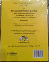 Dürckheim-Register (Nr. 3280) Steuerrichtlinien Zahlen NEU Niedersachsen - Emden Vorschau