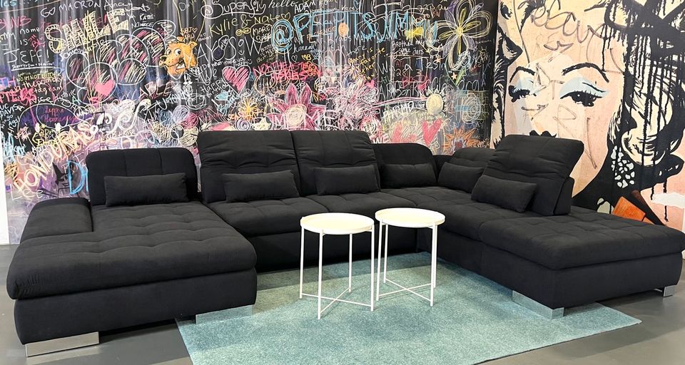 Sofa Couch Wohnlandschaft mit allen Funktionen sofort lieferbar in Köln