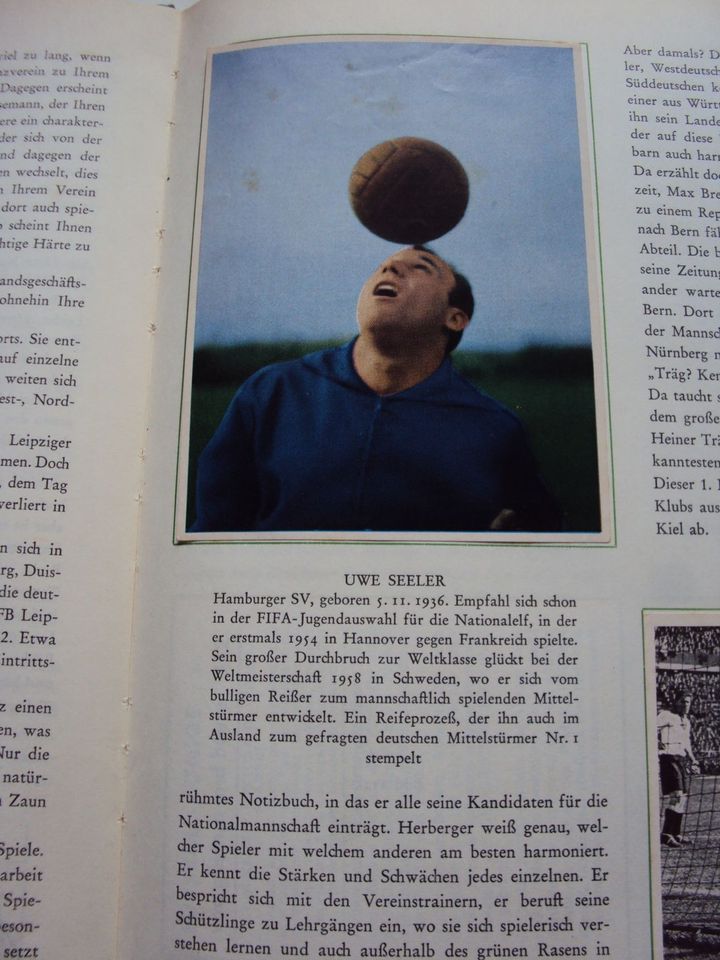 Sammelalbum " Fussballkönige von gestern und heute " von 1962 in Gelsenkirchen