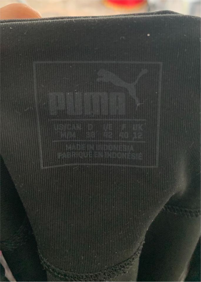 Puma Tights dry cell Sportleggings schwarz lila M in Waldbrunn