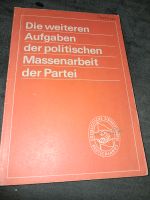 Die weiteren Aufgaben der politischen Massenarbeit der Partei DDR Rheinland-Pfalz - Koblenz Vorschau