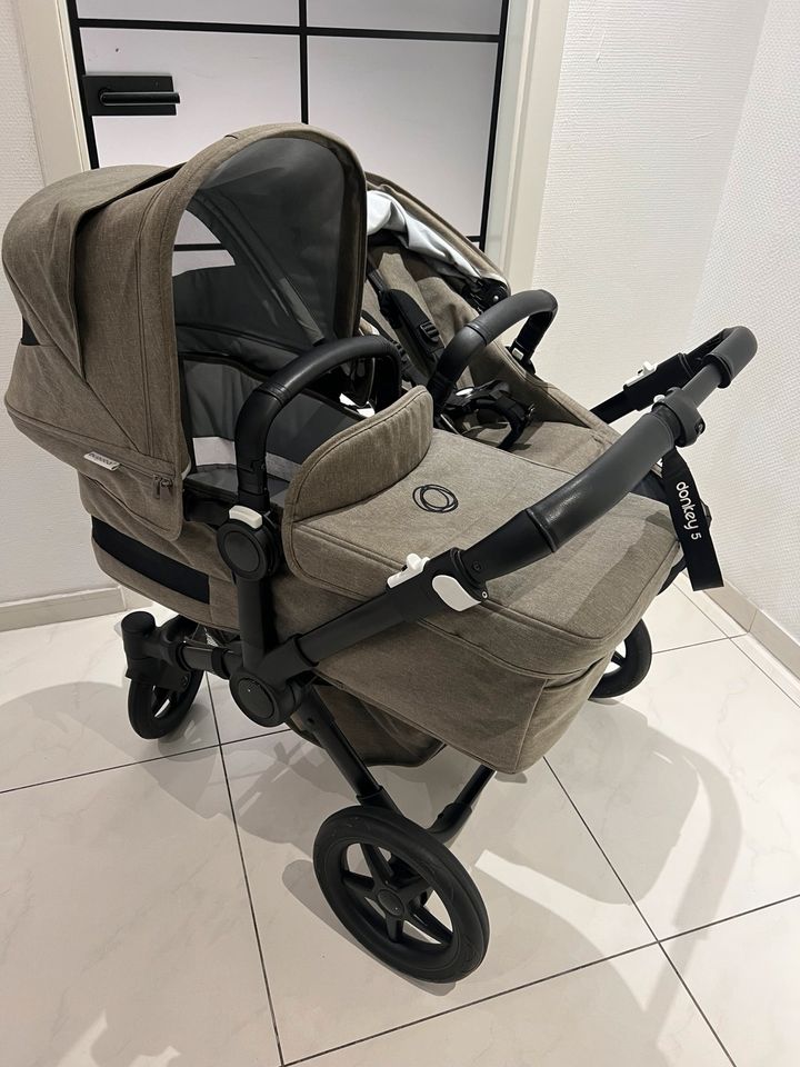 Bugaboo Donkey 5 Geschwisterwagen Duo AktModel Braun NeuwertigTOP in Solingen