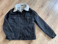 Jeansjacke gefüttert # schwarz/grau # Größe 36 Sachsen - Zittau Vorschau
