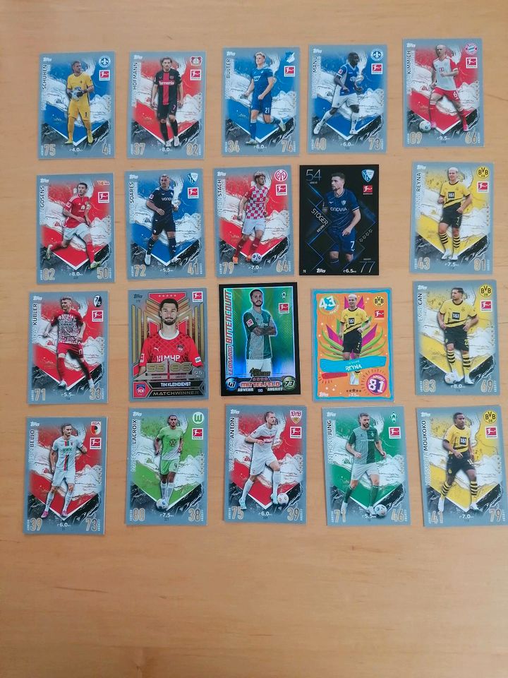 Match Attax 23/24 Sets mit je 20 unterschiedlichen Karten in Künzelsau