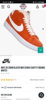 Nike Blazer Mid High Sneaker rot orange weiß 37,7 Berlin - Köpenick Vorschau