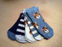 NEU: Babysöckchen Gr. 18-20, 5 Paar Socken von C&A Tiger-Motiv Baden-Württemberg - Eningen Vorschau
