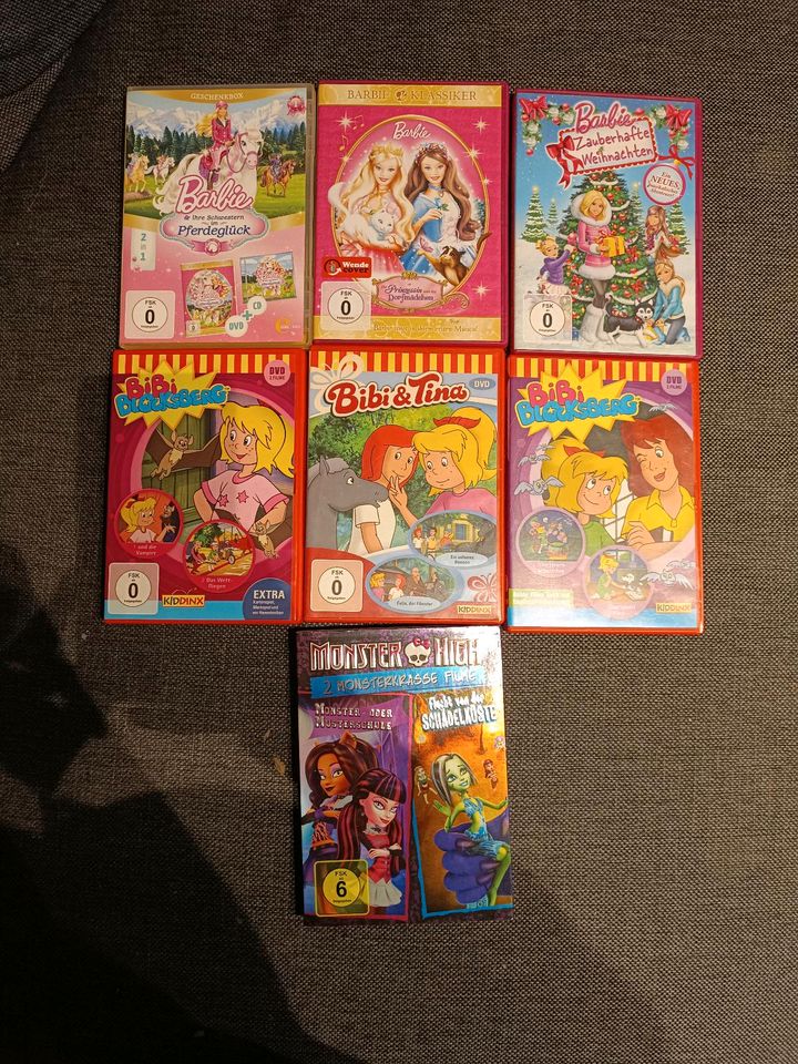 Kinder DVDs Disney, Lilli Fee Bibi Blocksberg barbie in Krefeld