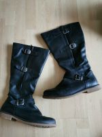 Lederstiefel schwarz 41 weiter Schaft Stiefel Damen Bayern - Henfenfeld Vorschau