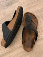 Birkenstock Sandale Gizeh Schwarz 38 Niedersachsen - Aurich Vorschau