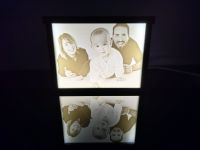 Geschenkidee | personalisiertes Foto | 3D LED Licht Bild Thüringen - Heilbad Heiligenstadt Vorschau